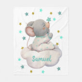Cute baby muis cloud fleece deken (Voorkant)