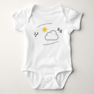 Cute baby nursery rhyme twinkle kleine ster romper