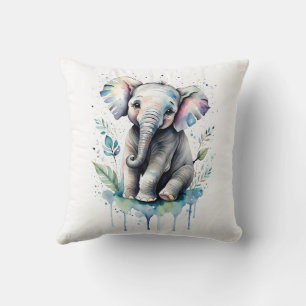 Cute Baby Olifant Sierkussen