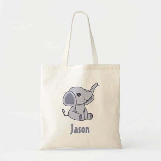 Cute baby-olifant tote bag (Voorkant)