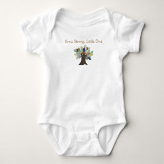 Cute Baby one Piece Grow Strong, Little One Baby B Romper