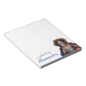 Cute Baby Orangutan Personalized Notepad Notitieblok (Schuin)