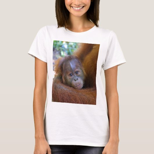 Cute baby Orangutan T-shirt (Voorkant)