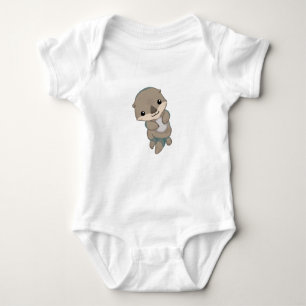 Cute Baby Otter Pup Romper
