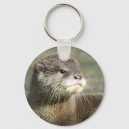 Cute Baby Otter Sleutelhanger