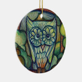 Cute Baby Owl Keramisch Ornament (Rechts)