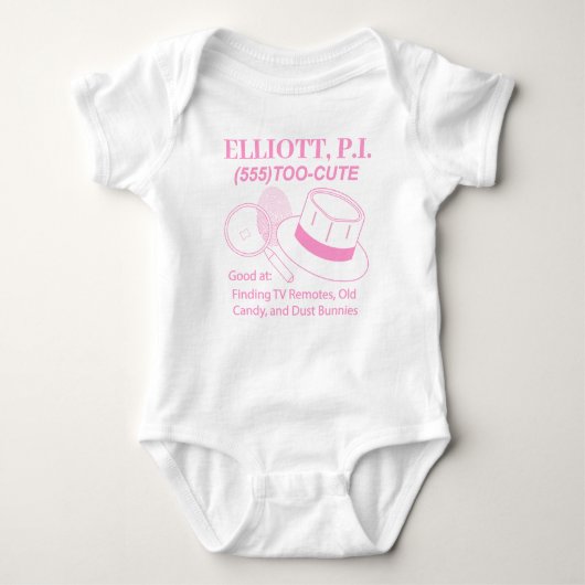  Cute Baby P.I. Romper (Voorkant)