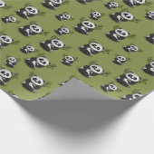 Cute Baby Panda Cadeaupapier (Hoek)