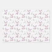 Cute Baby Panda Flowers Baby shower Inpakpapier Vel (Voorkant)