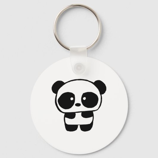 Cute Baby Panda Sleutelhanger (Voorkant)