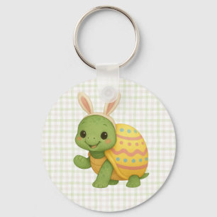 Cute baby Pasen/Lente Schildpad Sleutelhanger