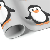 Cute Baby Penguin Cadeaupapier (Rol Hoek)