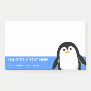 Cute Baby Penguin kiest uw kleuren Post-it® Notes