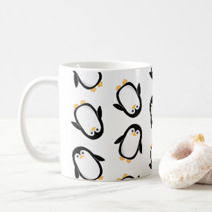 Cute Baby Penguins Iced Tea of Coffee Koffiemok