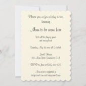 Cute Baby Phone Puppy Dog Baby shower Kaart (Achterkant)