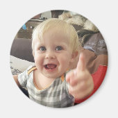 Cute Baby Photo Magnet Magneet (Voorkant)
