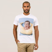 Cute Baby Photo Tee T-shirt (Voorkant volledig)