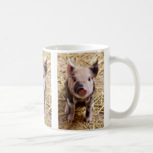 Cute Baby Piglet Farm Animals Barnyard Babies Koffiemok