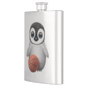 Cute Baby pinguin met honkbal Flacon (Links)