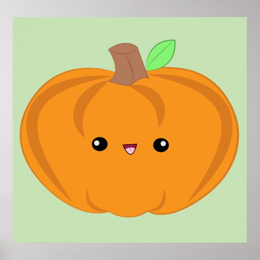 Cute Baby Pumpkin Poster (Voorkant)