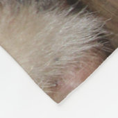 Cute Baby Puppy Fleece Deken (Hoek)