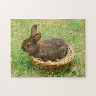 Cute baby rabbit legpuzzel