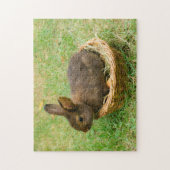 Cute baby rabbit legpuzzel (Verticaal)