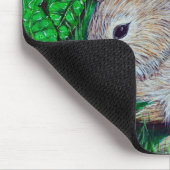 Cute Baby Rabbit Painting Muismat (Hoek)