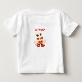 "CUTE BABY RABIT T-SHIRT" T-Shirt lapin bébé (Dos)
