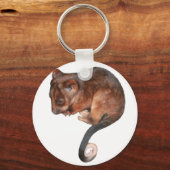Cute Baby Ringtail Possum Sleutelhanger (Voorkant)