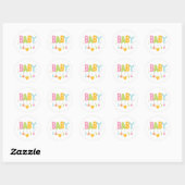 Cute Baby Ronde Sticker (Vel)