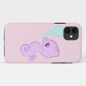 Cute Baby Seahorse iPhone case (Achterkant (horizontaal))