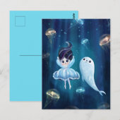 Cute Baby Seal Briefkaart (Voorkant / Achterkant)