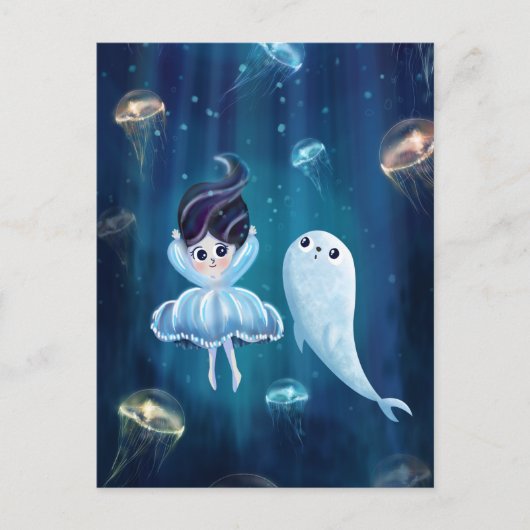 Cute Baby Seal Briefkaart (Voorkant)