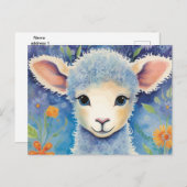 Cute Baby Sheep Briefkaart (Voorkant / Achterkant)