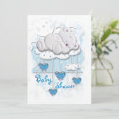 Cute baby shower boys beer kaart (Staand voorkant)