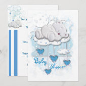 Cute baby shower boys beer kaart (Voorkant / Achterkant)