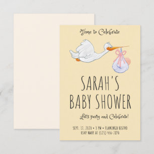 Cute Baby shower Invitation Cards Kaart