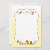 Cute Baby Shower Invitation for girl (Dos)