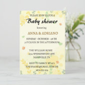 Cute Baby Shower Invitation – Gender Neutral” (Debout devant)