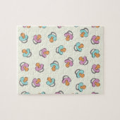 Cute Baby shower Pacifier Geslacht Legpuzzel (Horizontaal)