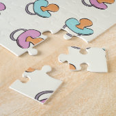 Cute Baby shower Pacifier Geslacht Legpuzzel (Zijkant)