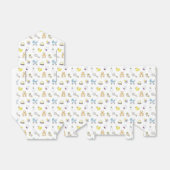 Cute baby shower patroon bedankdoosjes (Uitgevouwen)