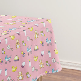 Cute baby shower patroon tafelkleed