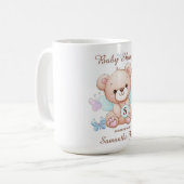 Cute Baby shower personnalisé Mug (Devant gauche)