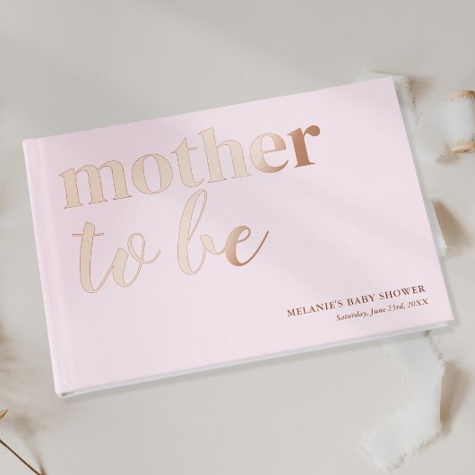 Cute Baby shower rose Rose Gold Foil