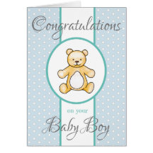 Cute  baby shower teddy