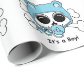 Cute Baby Skull Cadeaupapier (Rol Hoek)