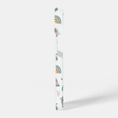 Cute Baby Speelgoed Pattern iPhone Hoesje (Linkerkant)