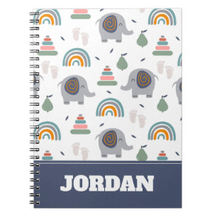 Cute Baby Speelgoed Pattern Notitieboek